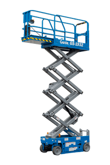 Well maintained gs-1932 6m scissor lifts with non-marking tyres for hire on Gold Coast