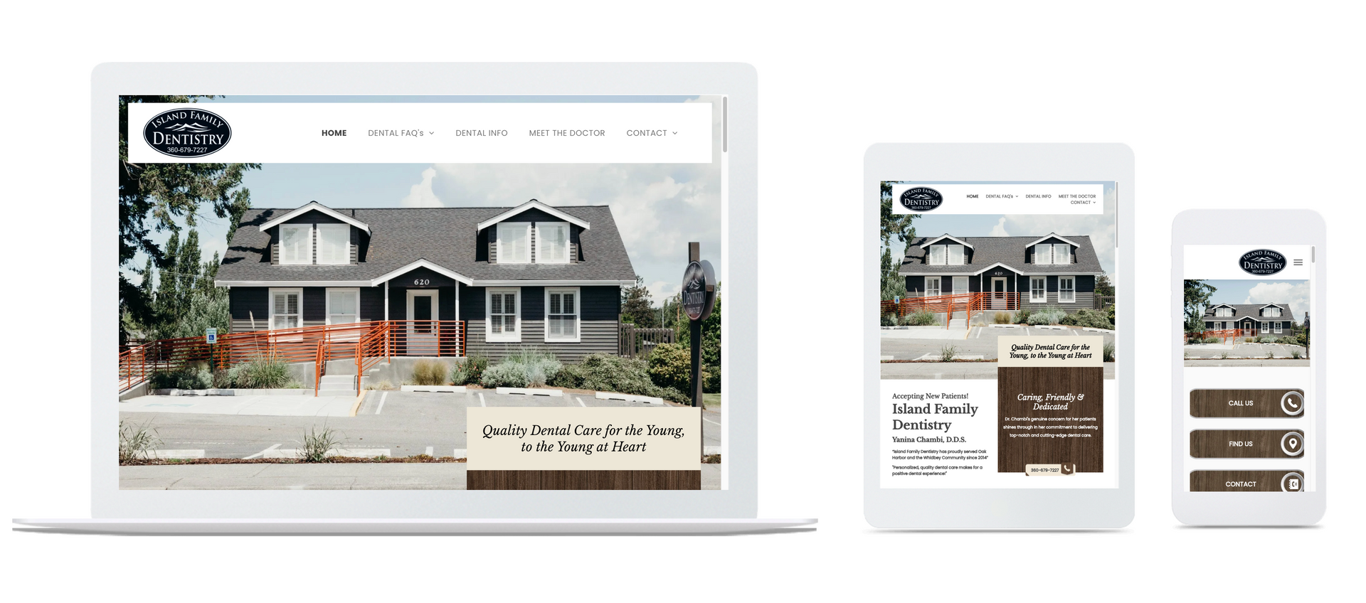 Island Family Dentistry, Oak Harbor, WA webiste image