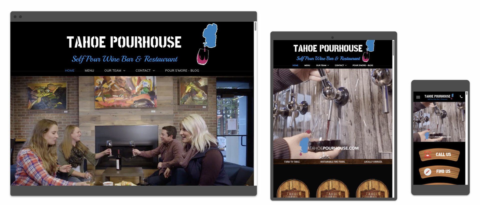 Tahoe Pourhouse website image