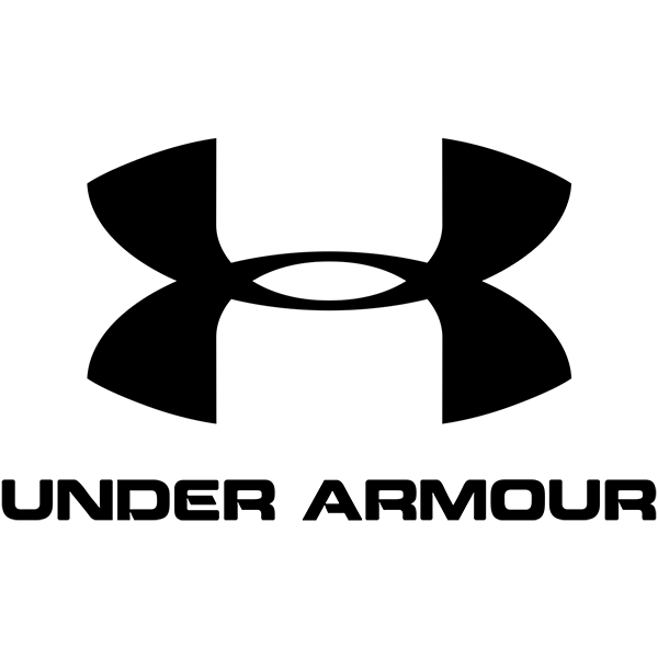 Under Armour logo: black stylized