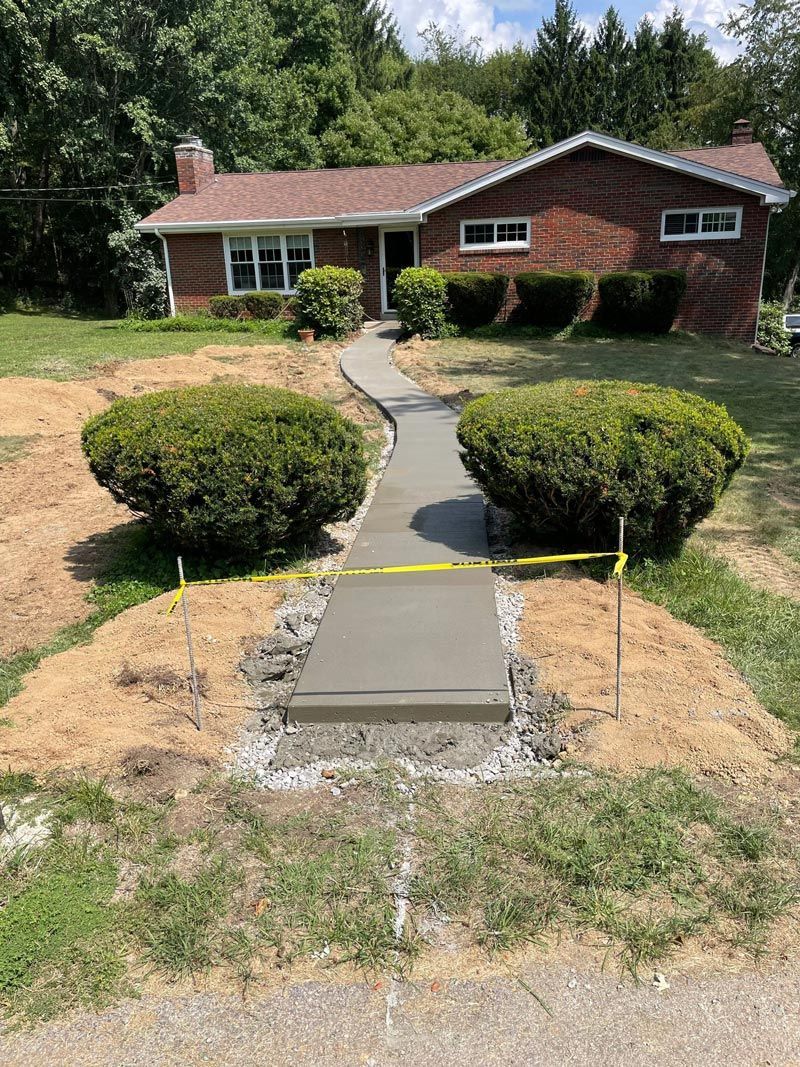 Concrete Sidewalk — Chicora, PA — Ryan Vargo Concrete