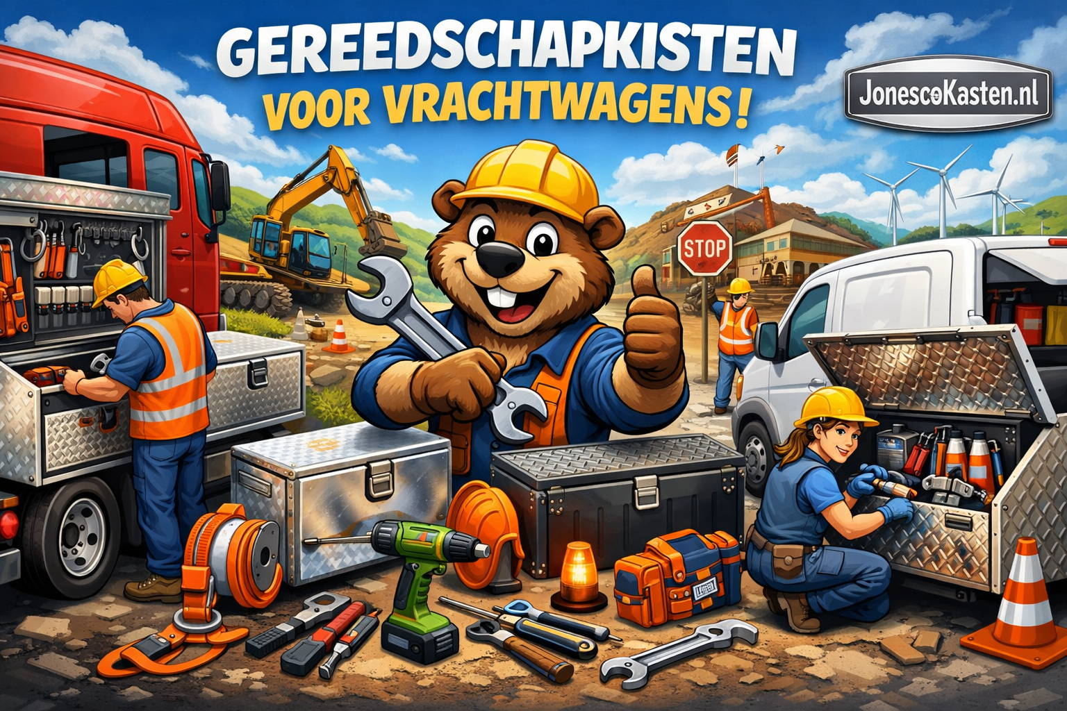 Gereedschapskasten voor vrachtwagens