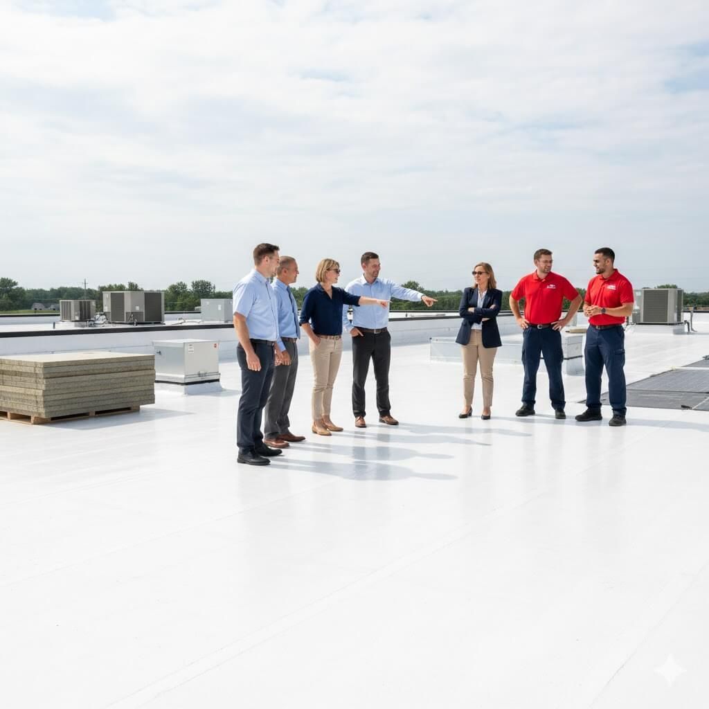 commercial roof replacement Erie PA