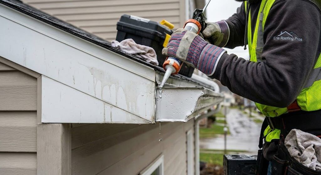 Gutter cleaning for residential in Erie PA