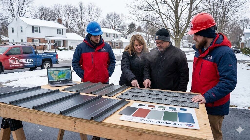 Types of metal roof for Erie PA