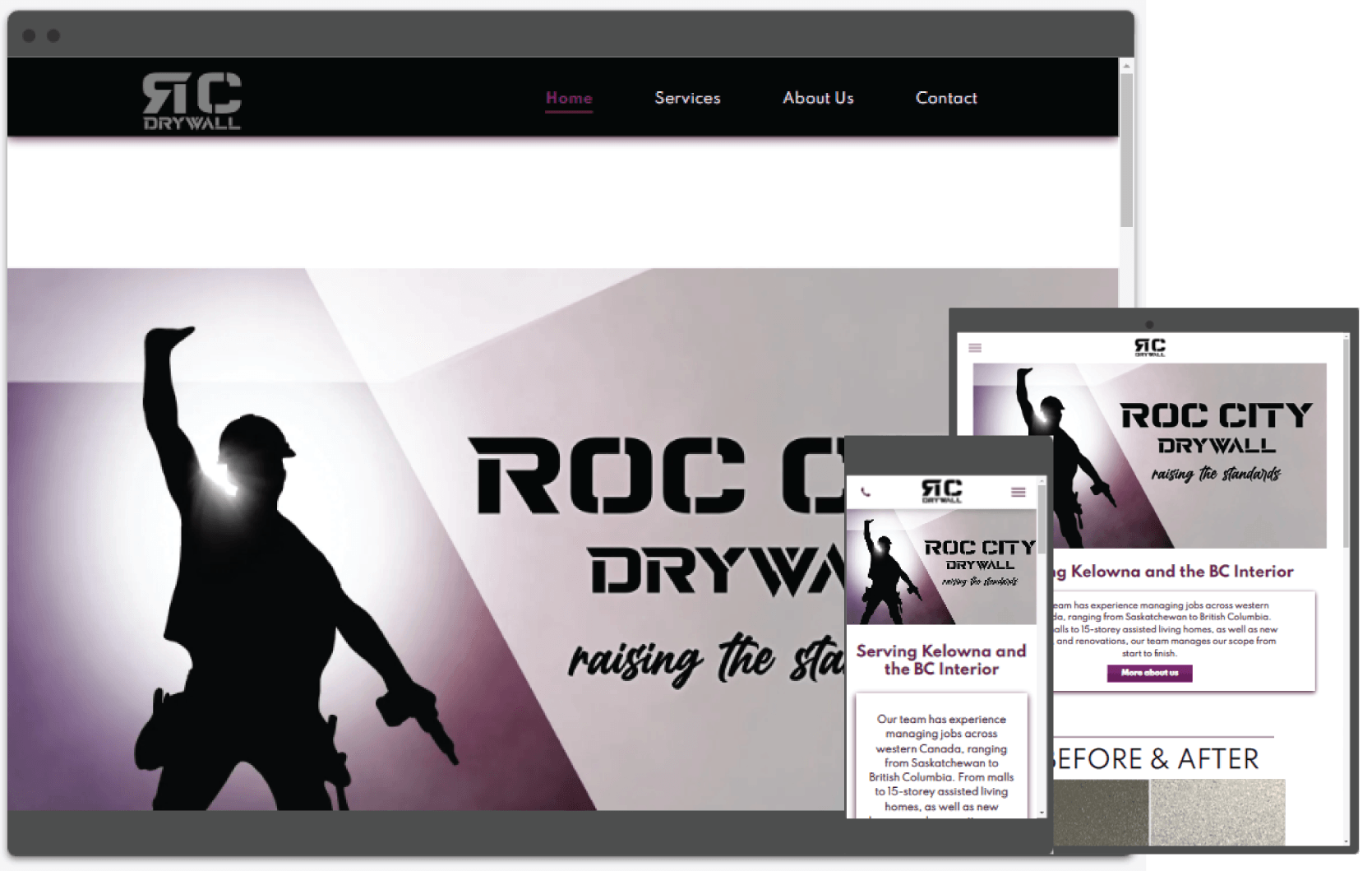 roccity drywal website