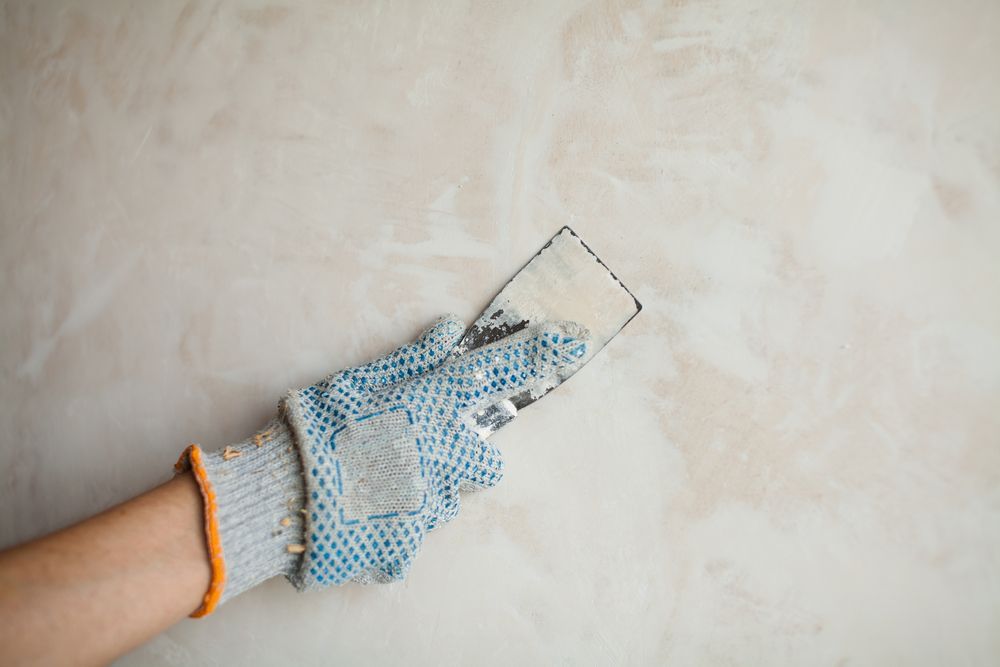 A Person Is Holding a Spatula in Their Hand — Completely Plastered North Coast in Kyogle, NSW