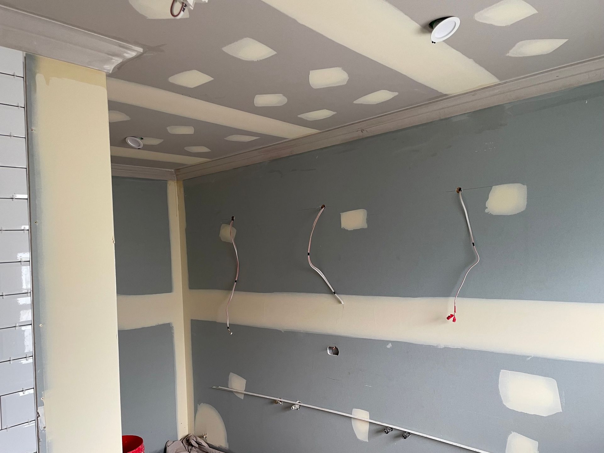 A Room with A Ceiling that Has Holes in It — Completely Plastered North Coast in Lennox Head, NSW