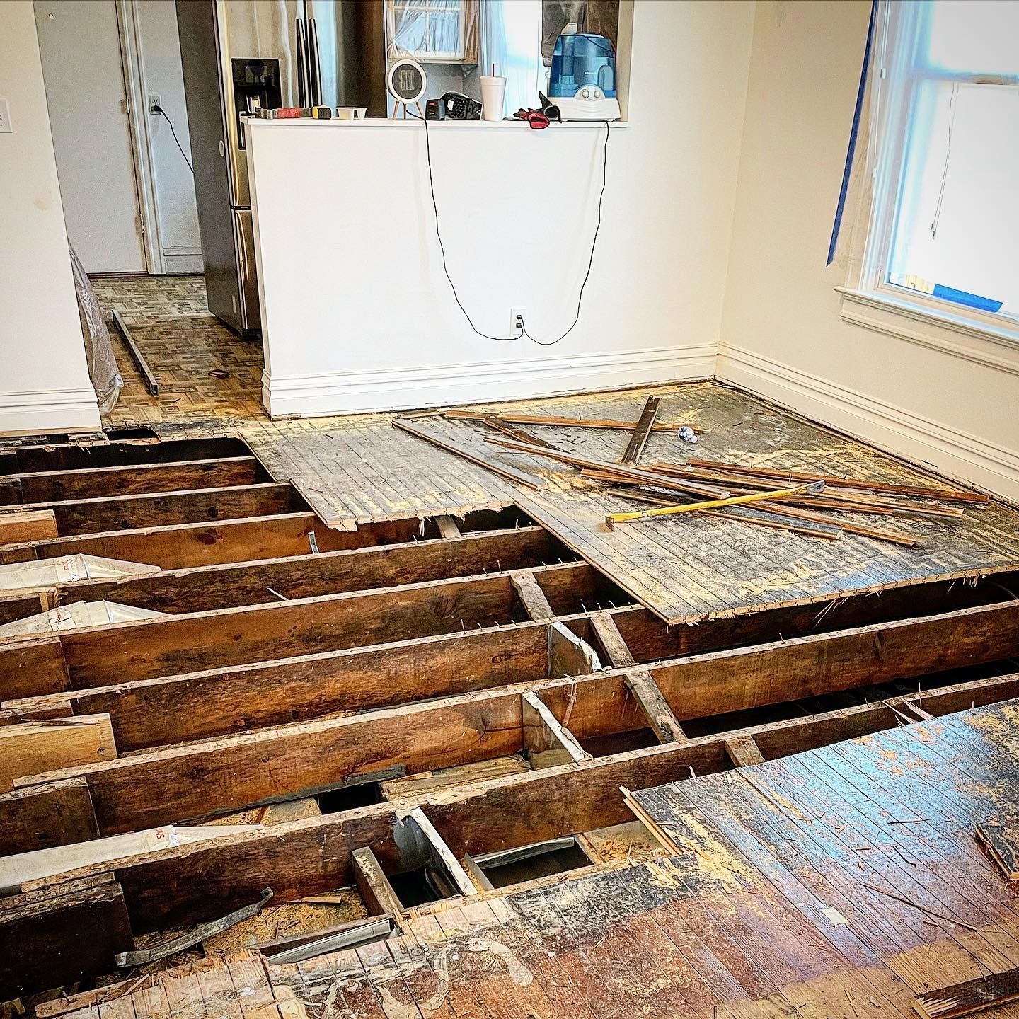 subfloor installation