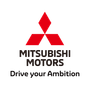 um logotipo mitsubishi vermelho com um diamante no meio