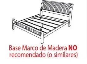 Un dibujo de la estructura de una cama con las palabras