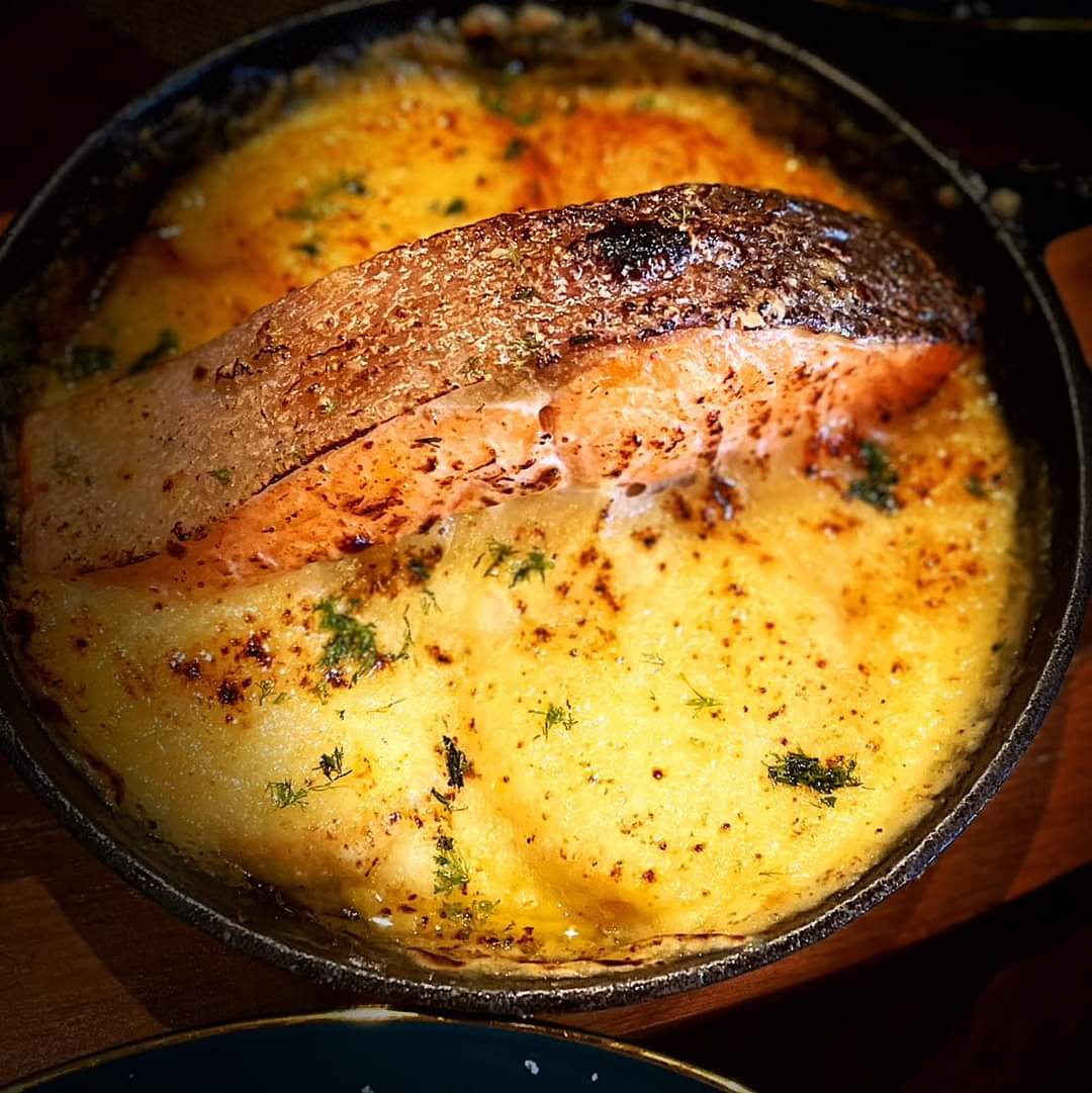 French baked norwegian salmon