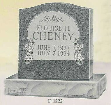 a gravestone for elouise H. Cheney