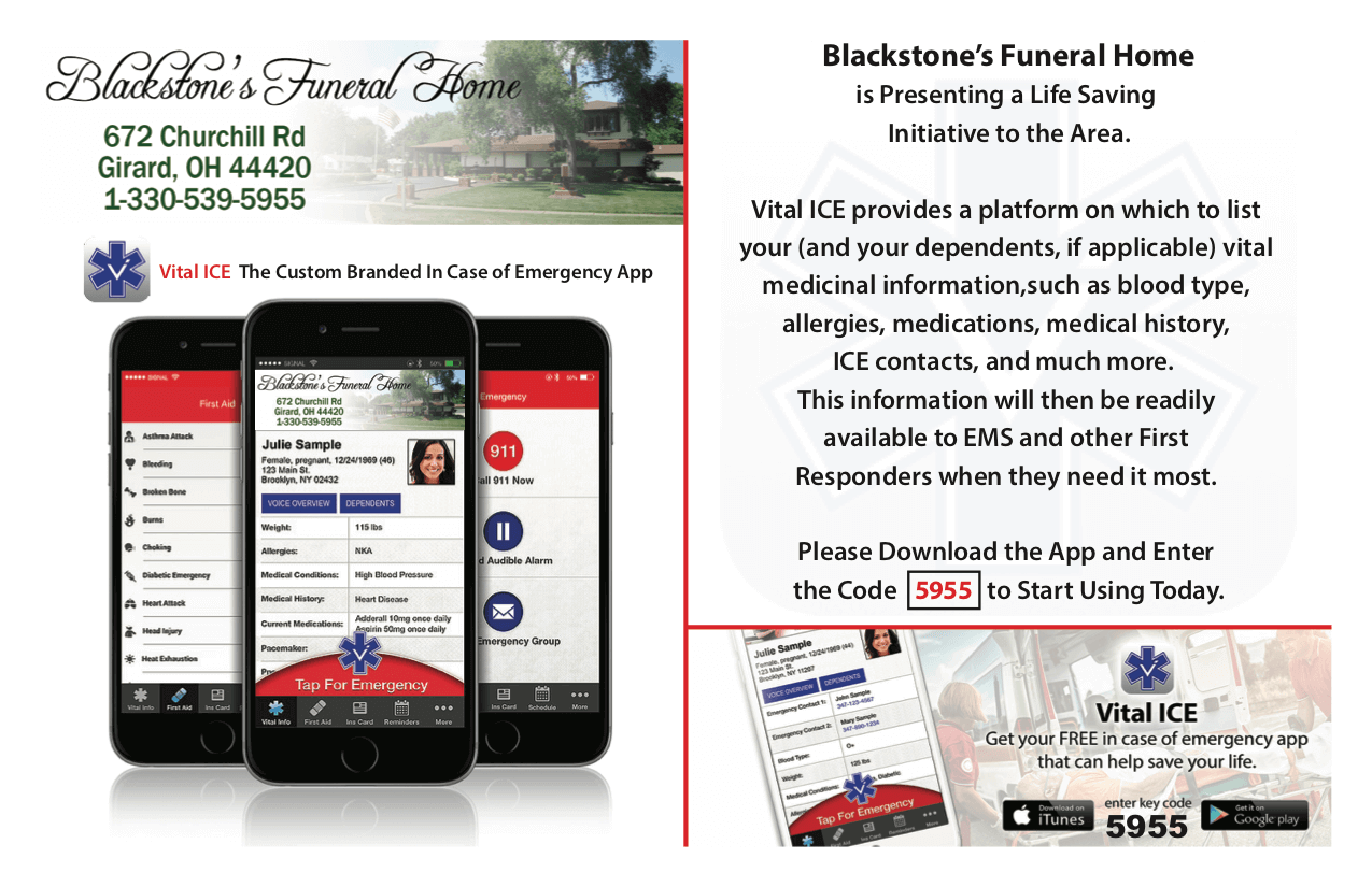 blackstone 's funeral home is presenting a life saving initiative to the area