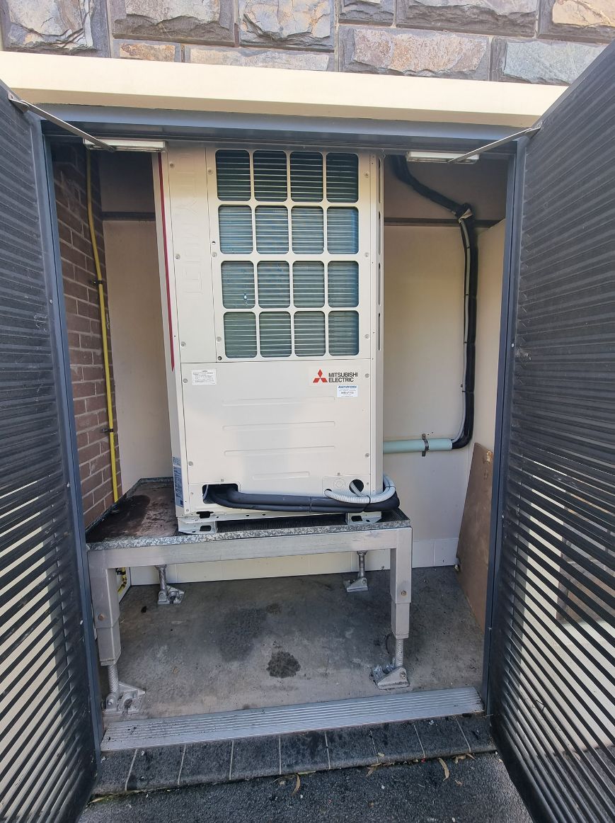 Mitsubishi Electric VRF Ducted System — Electrical, Heating & Air Conditioning in Wollongong, NSW