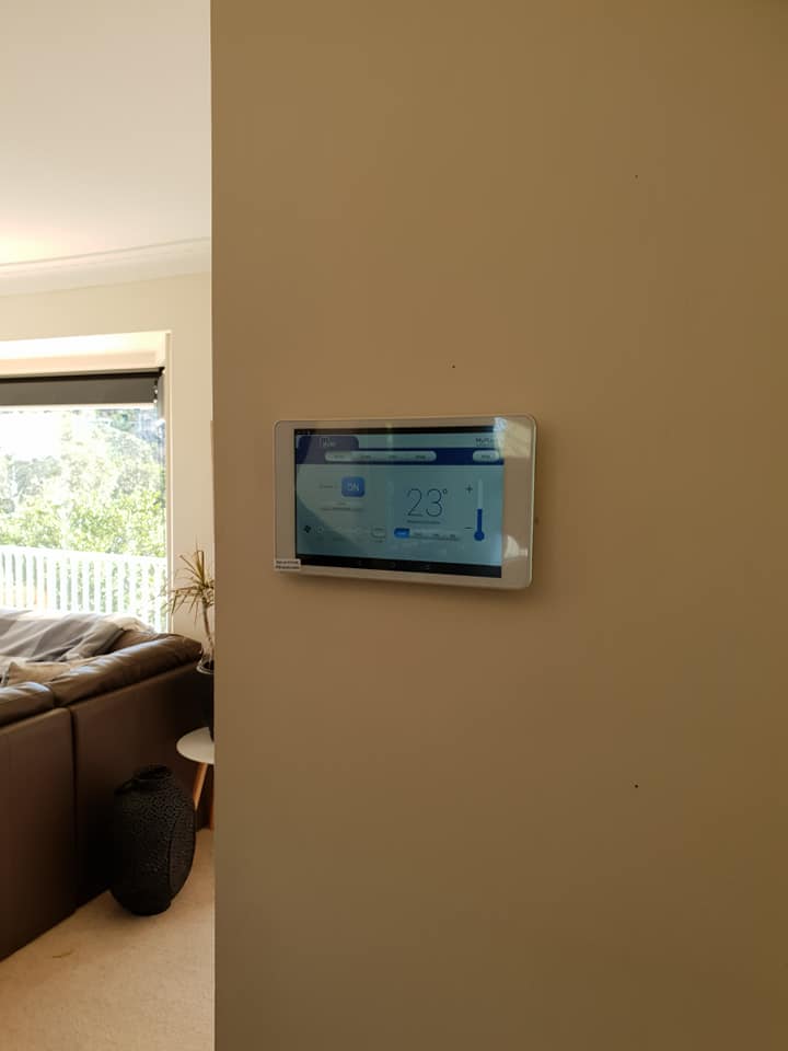 Tablet Temperature Control System — Electrical, Heating & Air Conditioning in Shellharbour, NSW