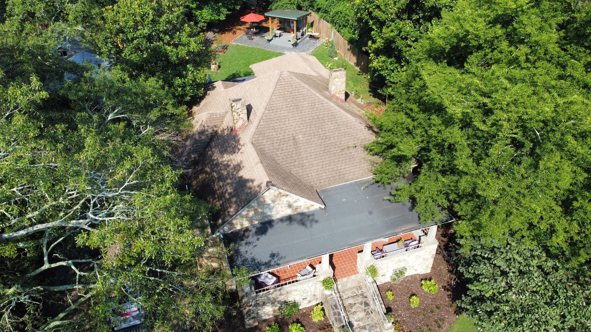 Clay tile roof installation on residence in Atlanta, Georgia
