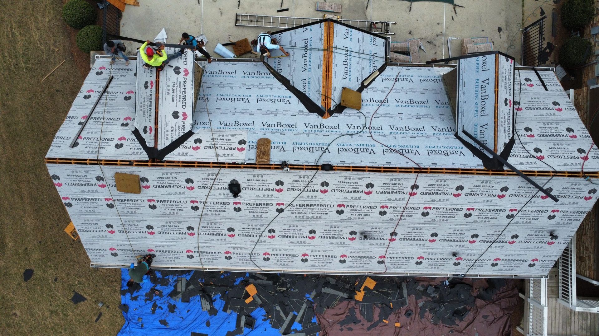 Home roofing shingle replacement in Atlanta, Georgia
