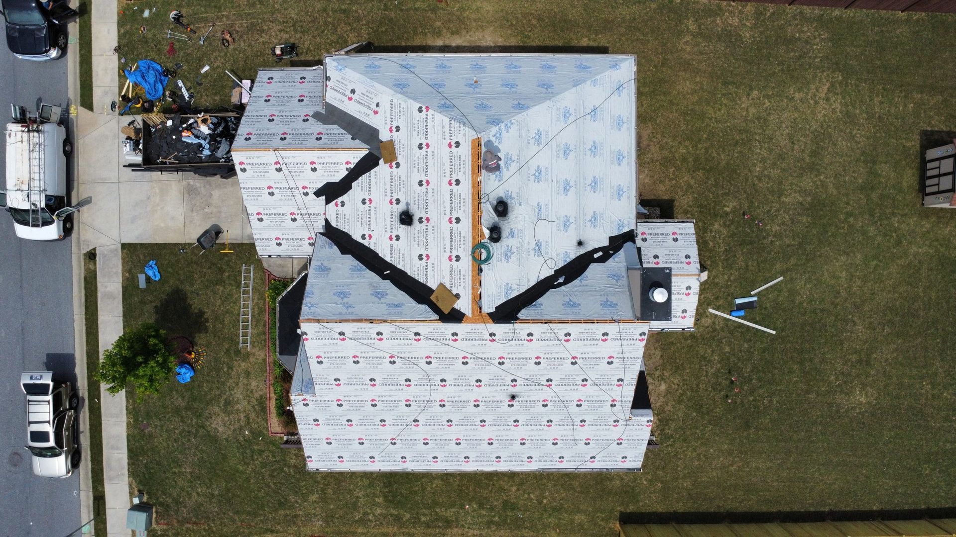 Home roofing shingle replacement in Atlanta, Georgia
