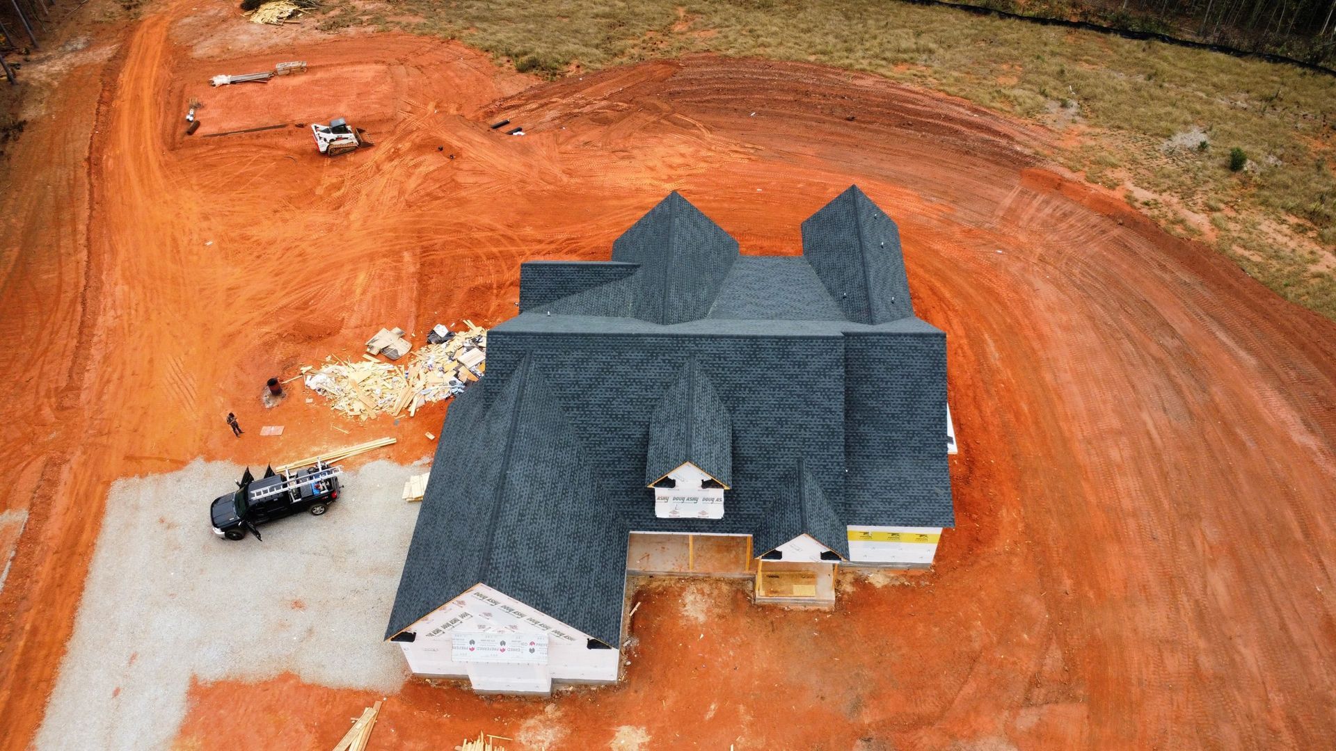 House asphalt shingle roof maintenance repair in Atlanta, Georgia
