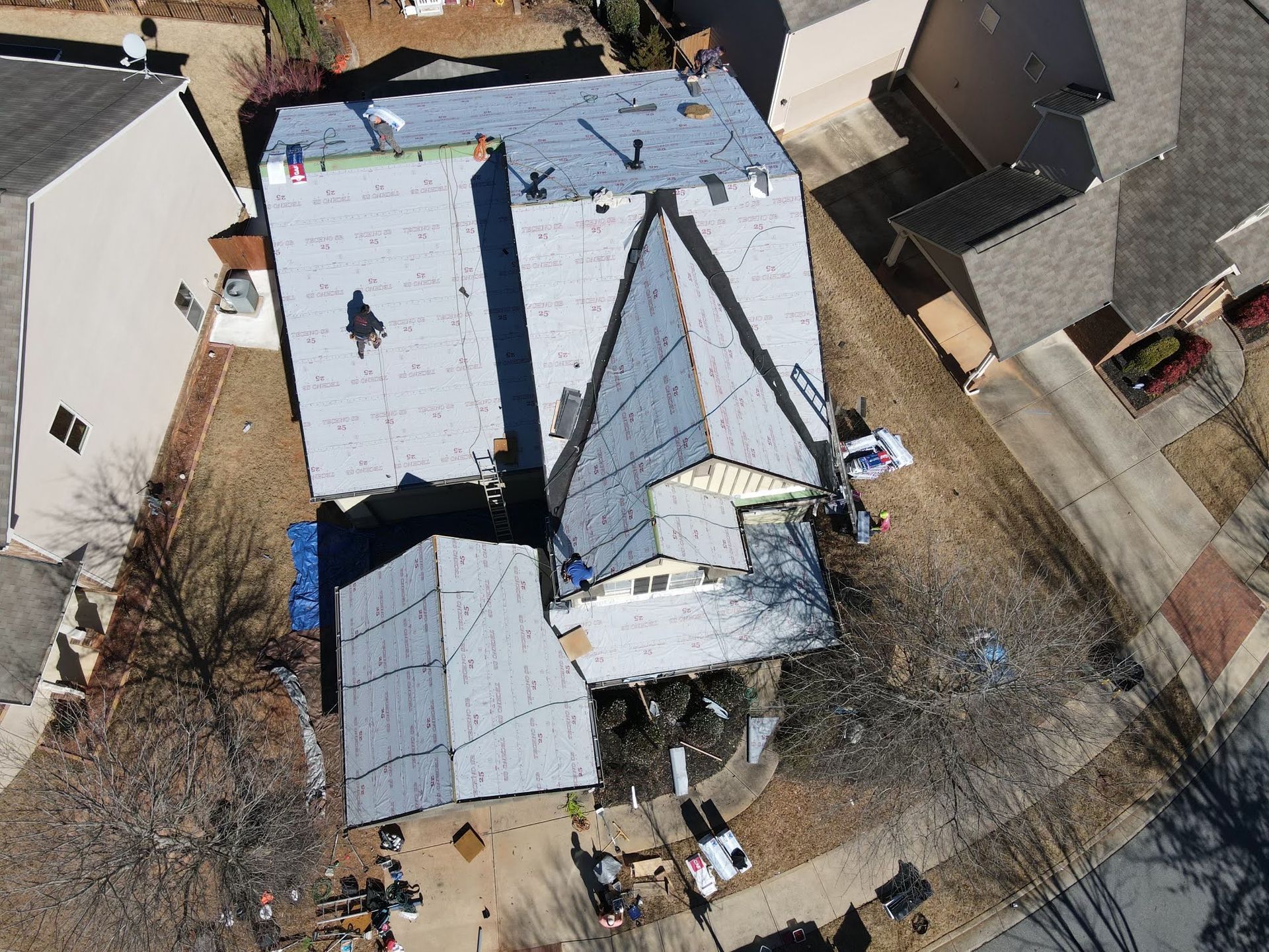 Complete roof replacement on residence in Atlanta, Georgia
