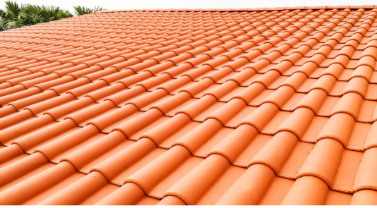 Tile material residential roofing service in Atlanta, Georgia