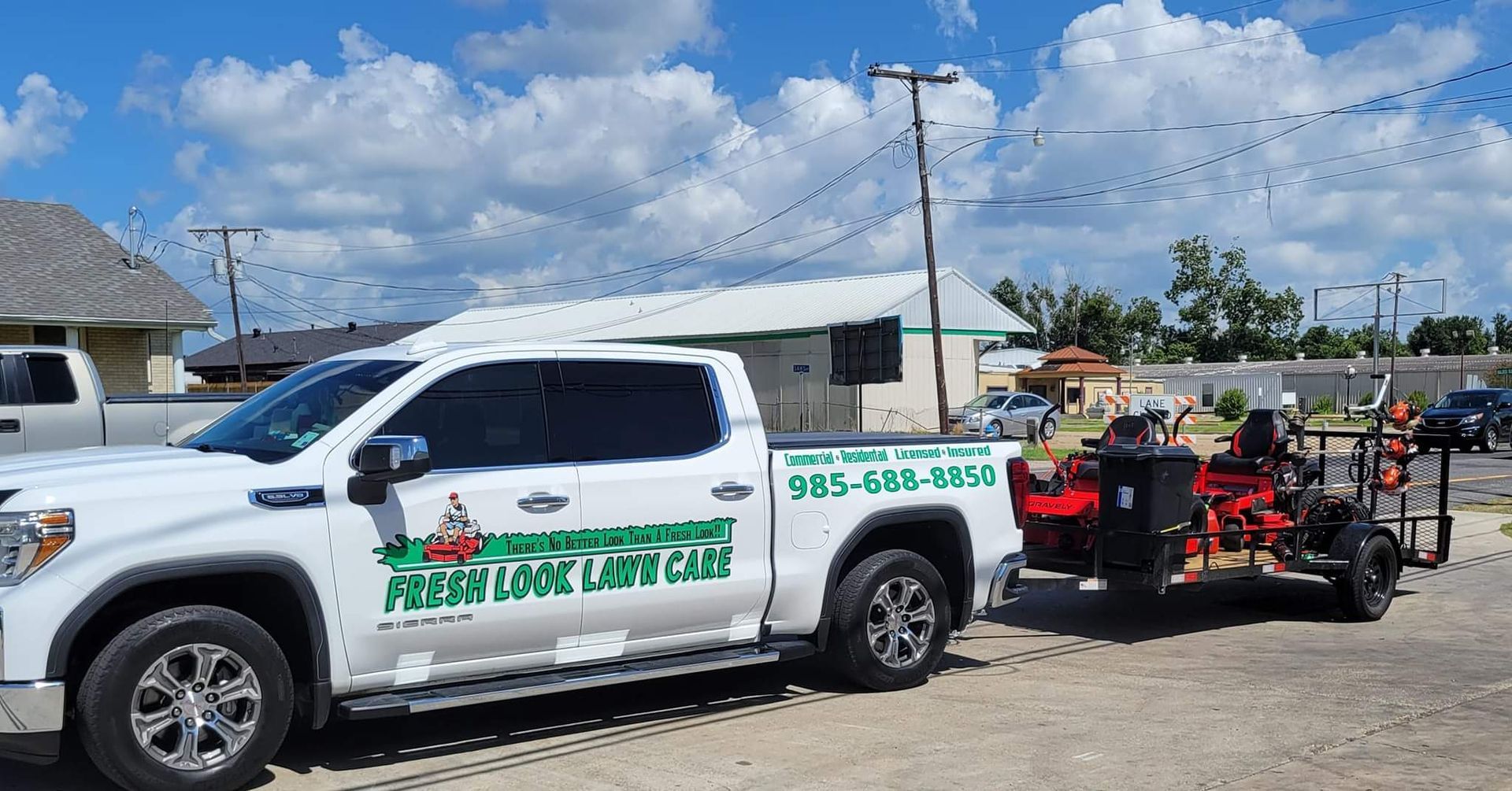 Fresh Look Lawn Service Car — Houma, LA — Fresh Look Lawn Care