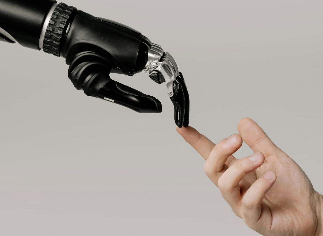 AI does X, Human does Y → Guest = Happy Abstract AI + human icon handshake