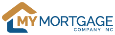 The logo for my mortgage company Inc. shows a house with a roof.