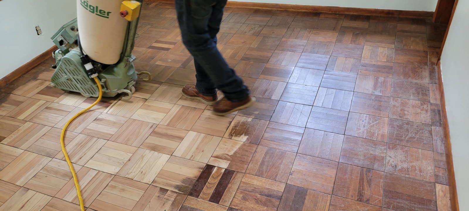 Professional hardwood floor restoration project by Tuller’s Hardwood Floors & Remodeling in Shelton, WA