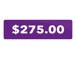 A purple button that says `` $ 275.00 '' on a white background.