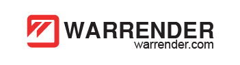 a logo for warrender.com is shown on a white background