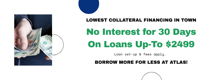 Advertisement for loans: hands holding cash, text 