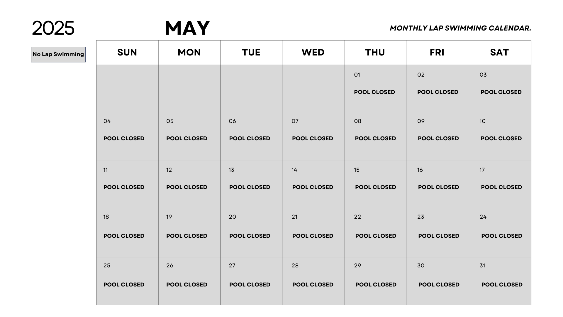 A calendar for the month of may is shown on a white background