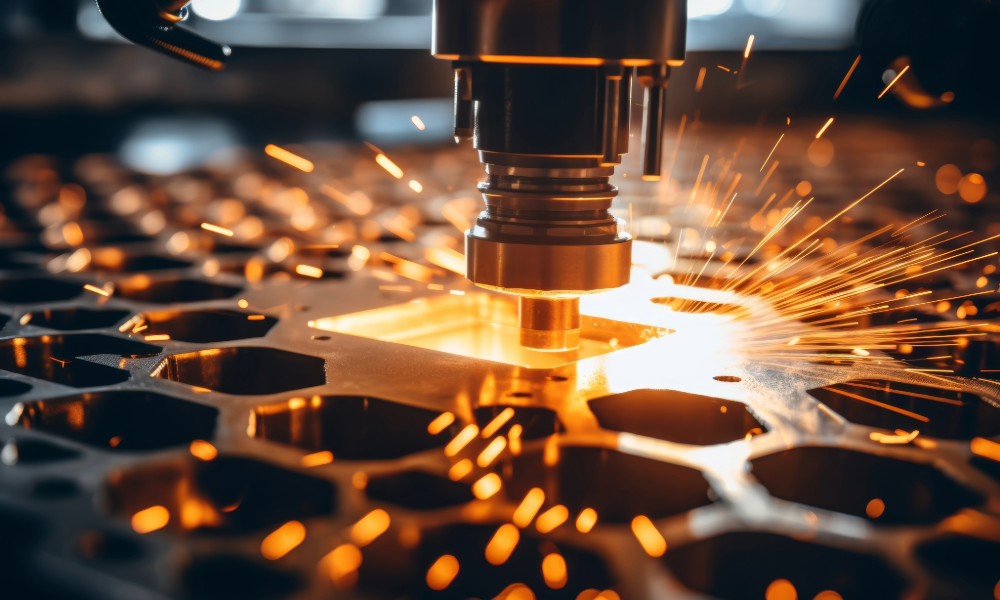 A man is riding an exercise bike while a nurse watches.