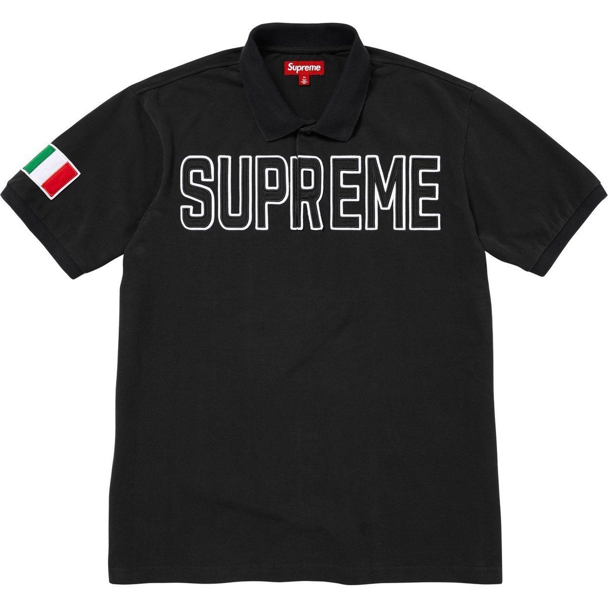 Supreme 'Twill Appliqué Polo'
