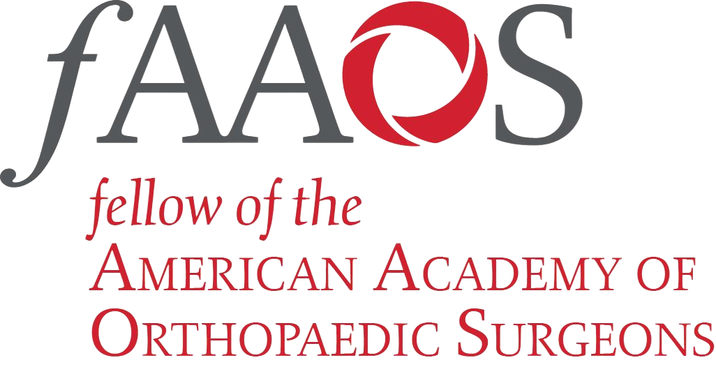 Logo for the American Academy of Orthopaedic Surgeons, featuring the letters 