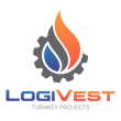 A logo for a company called logivest turnkey projects.