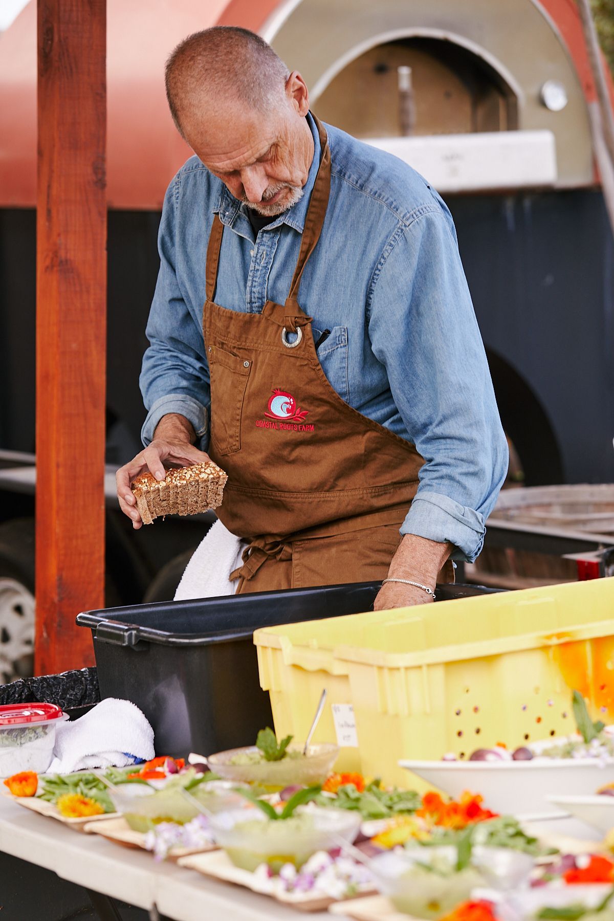 Coastal roots farm farm to table dinner