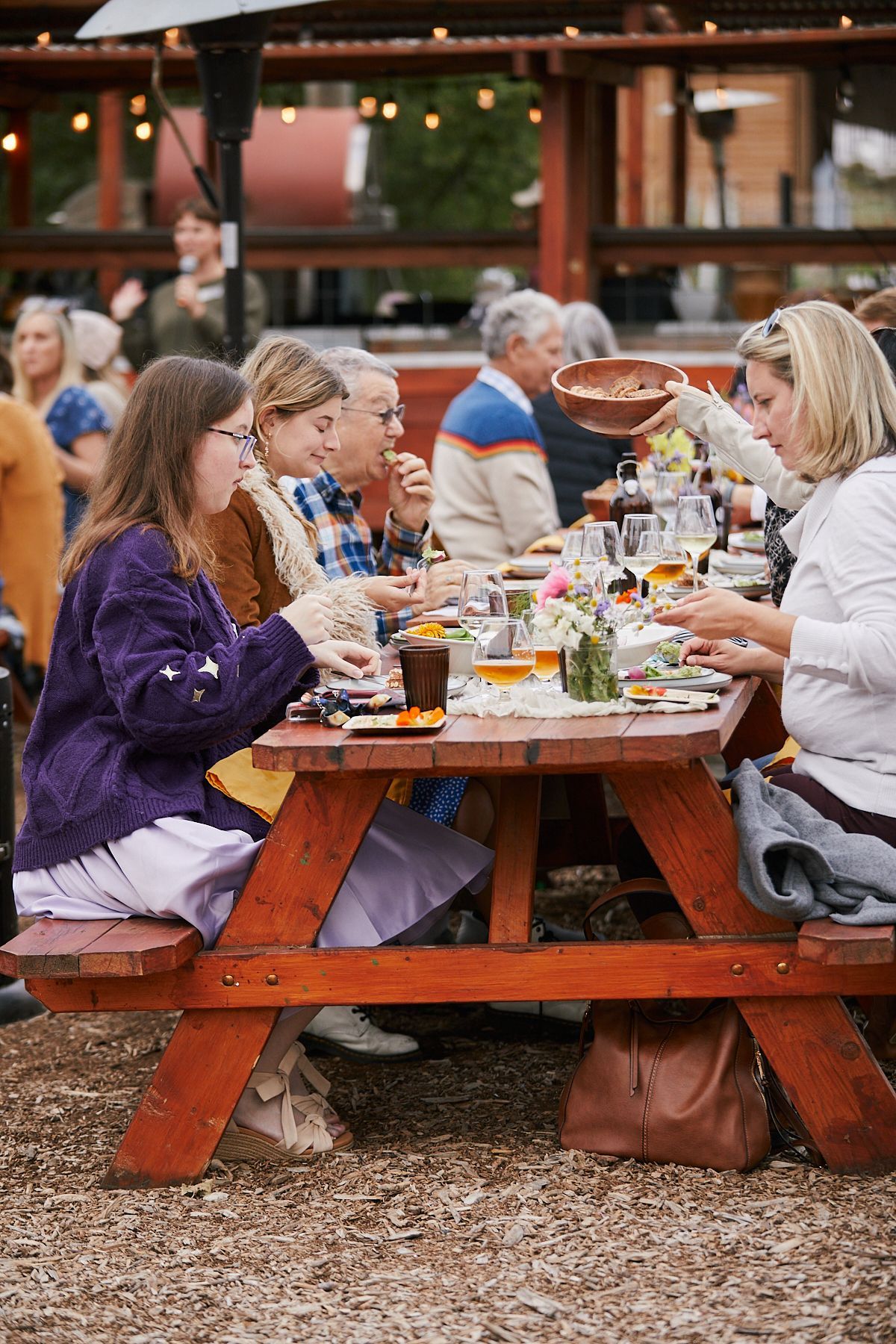 Coastal roots farm farm to table dinner
