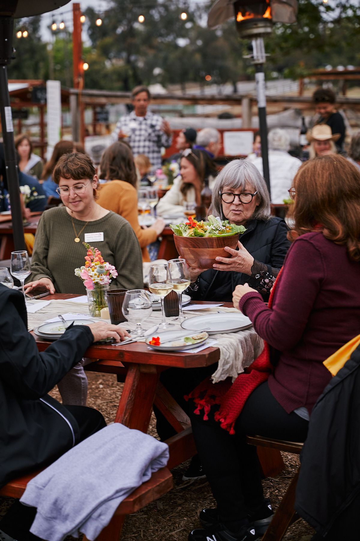 Farm to table dinner