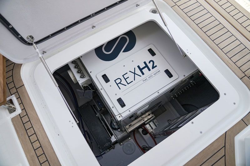REXH2 marinized Hydrogen Fuel Cell Power Pack Installation