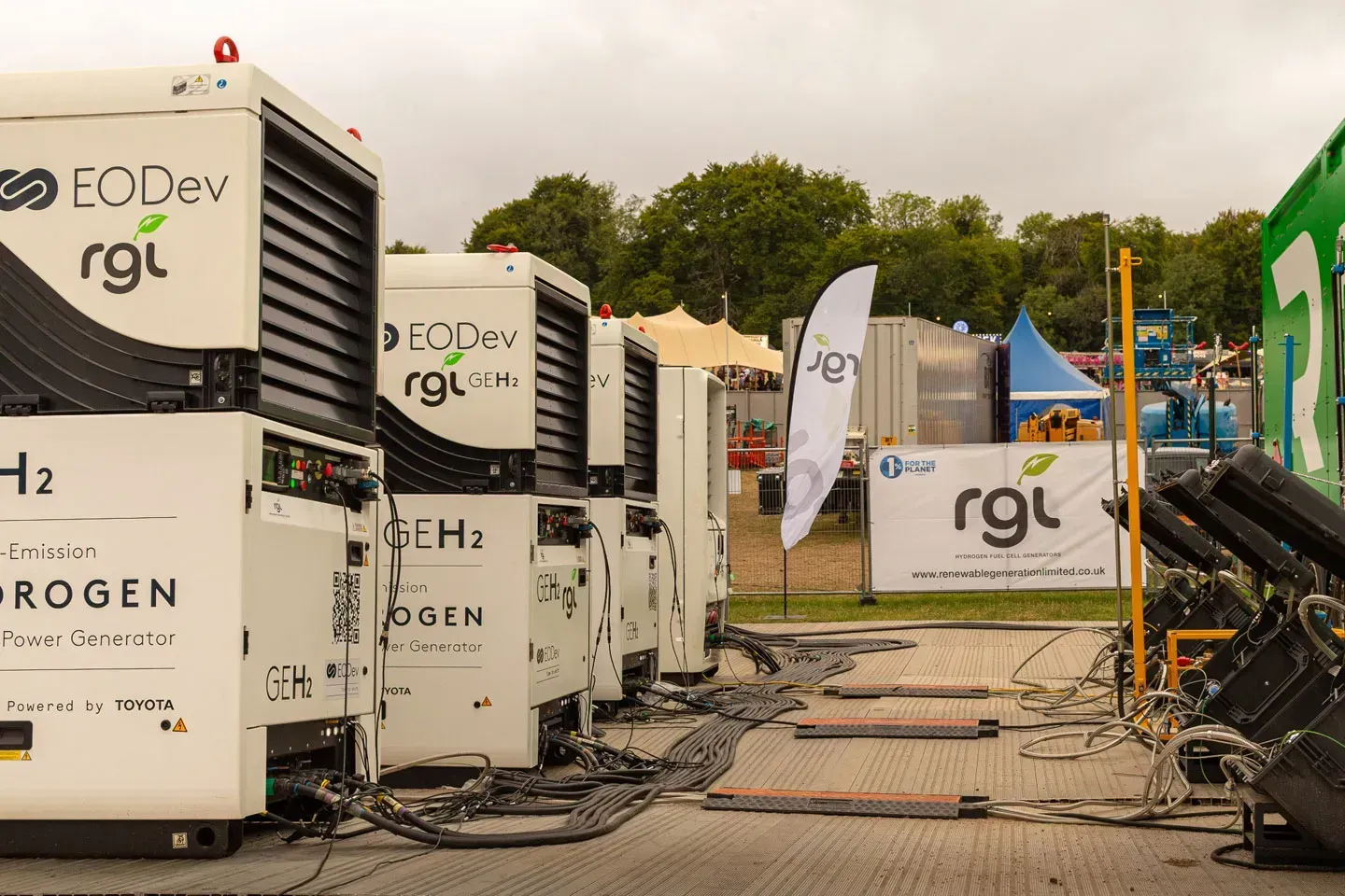 RGL Hydrogen Generators at Boomtown Festival