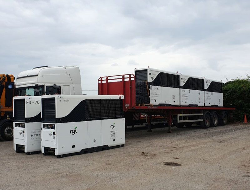 Multiple RGL 110kVA hydrogen gensets with  load-sharing
