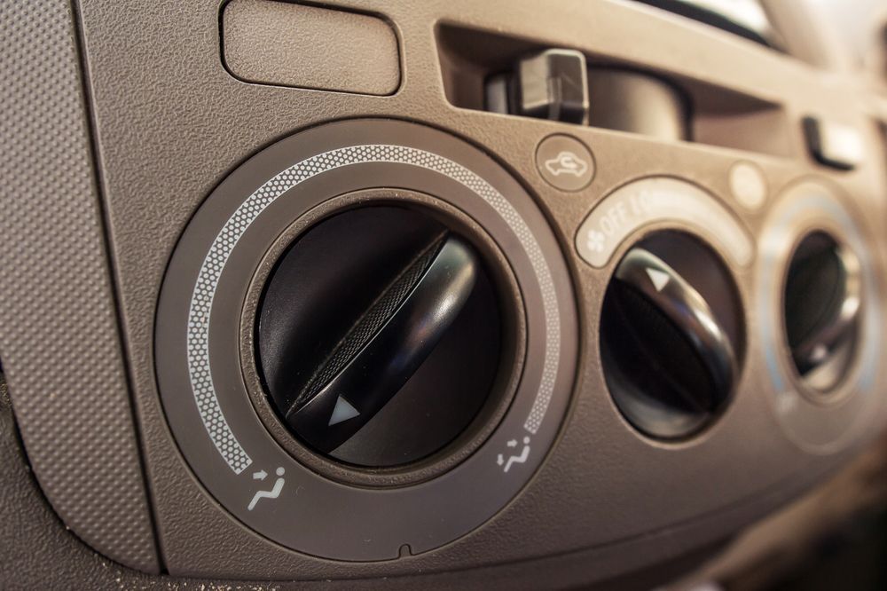Close Up of a Car Air Conditioning Control Panel — LJE MechanicaI  Wellington, NSW