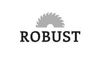 The logo for robust is a circular saw blade.
