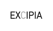 The excipia logo is black and white on a white background.
