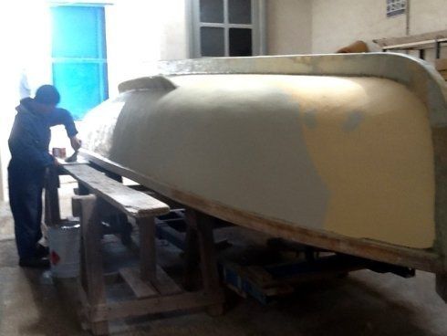 Painting a hull
