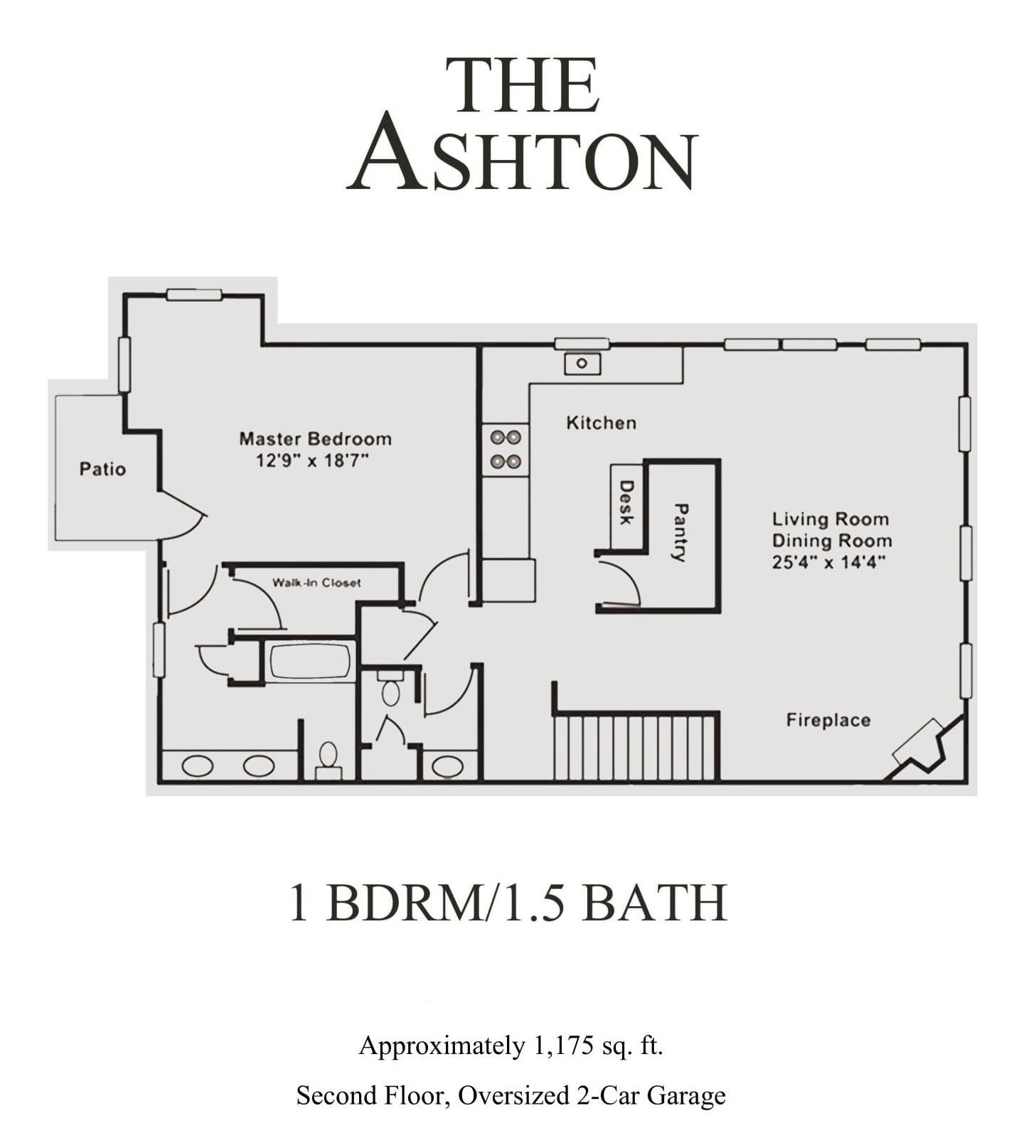 Ashton floor plan drawing