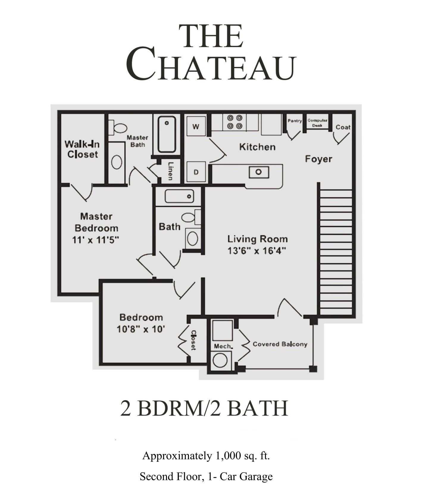 Chateau  floor plan drawing